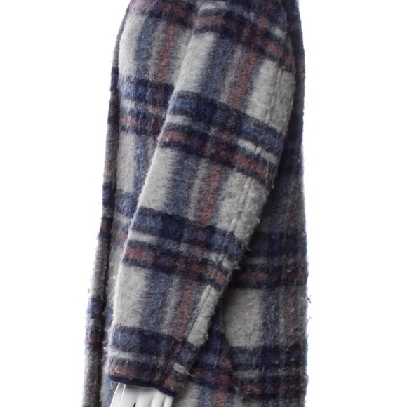 Isabel Marant Plaid Print Coat - Picture 5 of 7